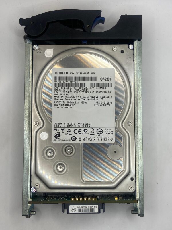 HD EMC Storage 2TB 7.2K 3,5 SATA 4GBPs 005049061