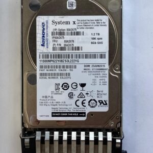 HD IBM 1.2TB 10K 2,5 SAS 6GB 00AD075 00AD076 00AD079
