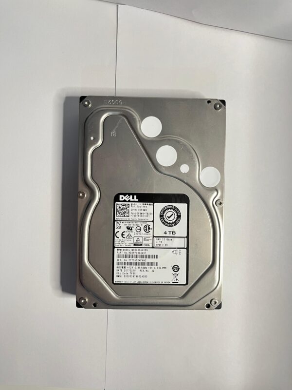 HD DELL 4TB 7.2K 3.5 SAS 12GB 00F9W8 0F9W8 MG04SCA40EN COM GAVETA
