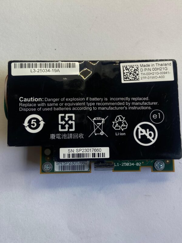 BATERIA DELL POWEREDGE 3.7V C1100 C2100 C8220 00H21G 0H21G