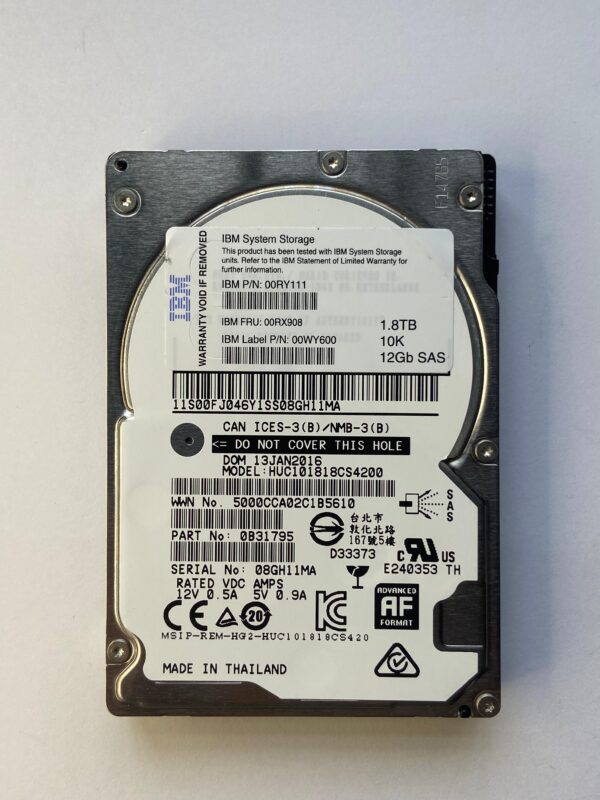 HD DELL 2TB 7.2K 3,5 SAS 6GB 010K45 10K45 COM GAVETA