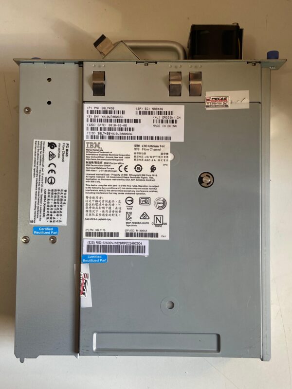 LTO ULTRIUM 7-H IBM 8GB 00VJ128 38L7458