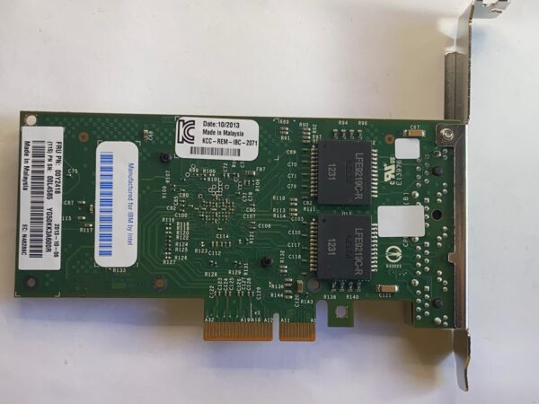 Placa de Rede IBM Storage 1GB RJ45 4-Port 00Y2418 00L4585 - Imagem 2