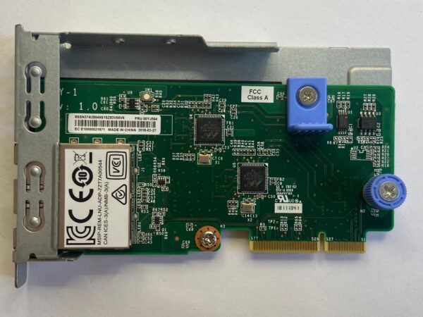 Placa de Rede LENOVO X722-T2 1GB RJ45 2-Port LOM 01PE406 7ZT7A00544 00YJ564