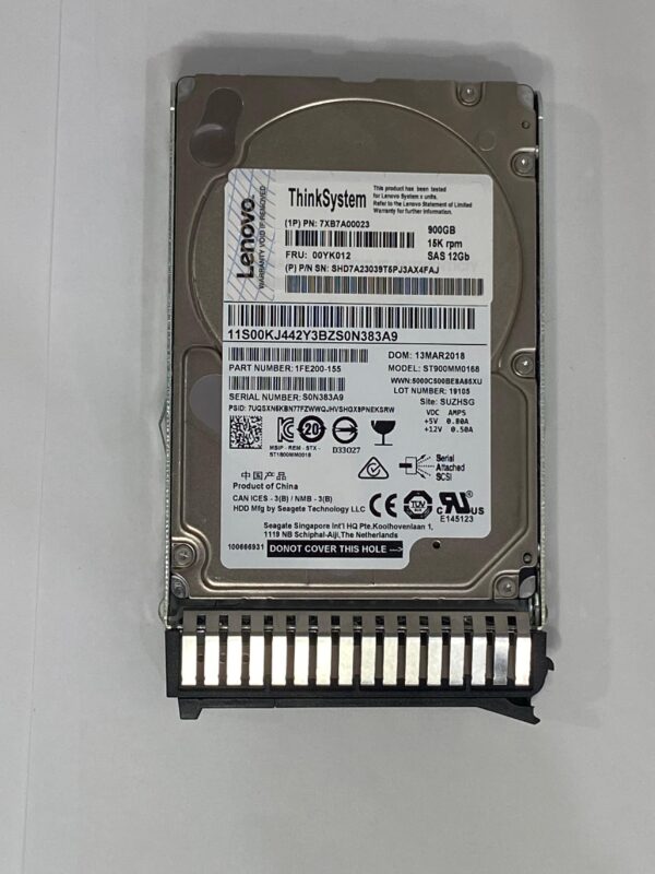 DISCO RÍGIDO INTERNO LENOVO THINKSYSTEM 7XB7A00023 900GB