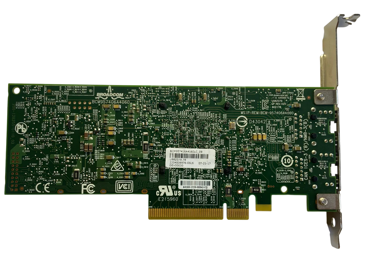 Placa de Rede LENOVO 57416 10GB RJ45 2-Port 00YK535 7ZT7A00496 - Imagem 4