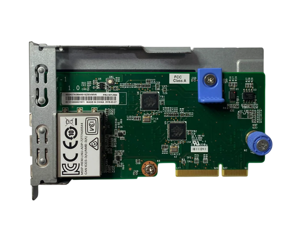 Placa de Rede LENOVO X722-T2 1GB RJ45 2-Port LOM 01PE406 7ZT7A00544 - Imagem 2
