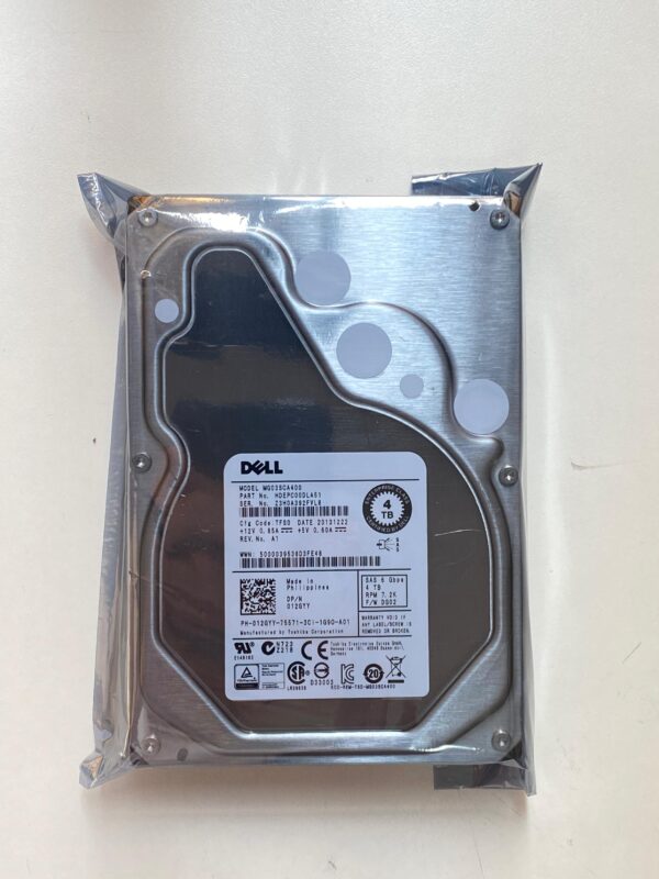 HD DELL 4TB 7.2K 3.5 SAS 6GB 012GYY 12GYY COM GAVETA