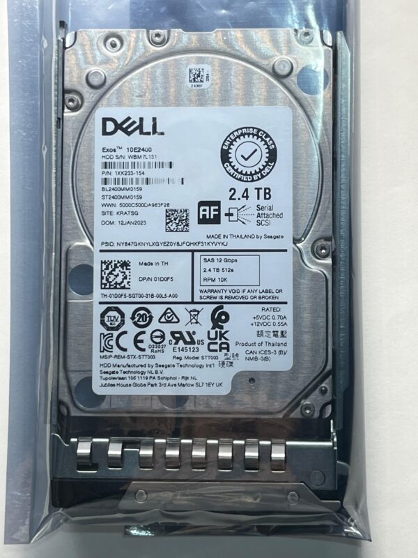 HD DELL 2.4TB 2,5 10K SAS 12GB 01D0F5 1D0F5