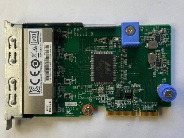 Placa de Rede LENOVO X722 1GB 4-Port RJ45 LOM 01PE407 7ZT7A00545