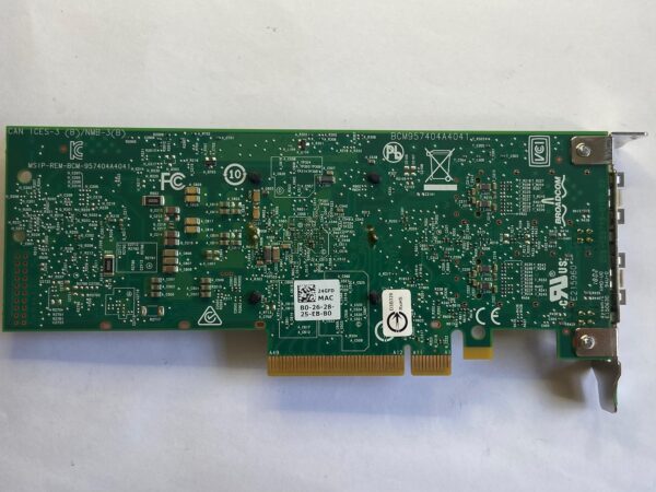 Placa De Rede DELL 57414 25GB SFP+ 2-Port 024GFD 24GFD - Imagem 2