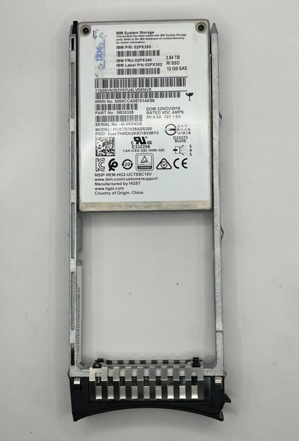 SSD IBM 3.84TB RI 2,5 SAS 12GB 02PX340 02PX350