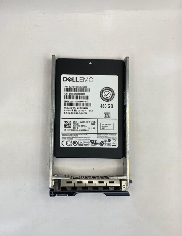 SSD DELL 480GB 2,5 SATA 6GB 03KVC5 3KVC5