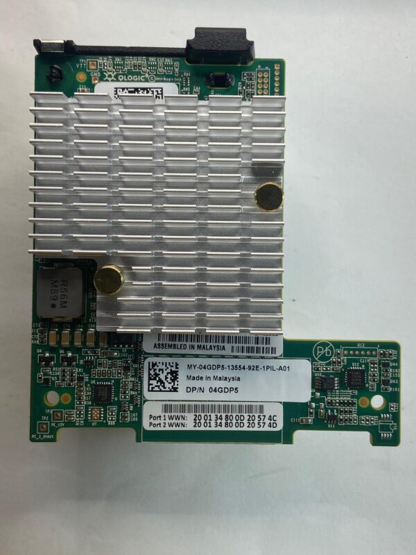 DELL HBA QME2662 16GB FC 2-Port Blade 04GDP5 4GDP5