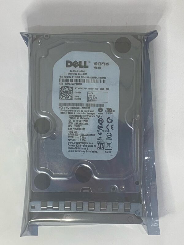 HD DELL 1TB 7.2K 3.5 SATA 6GB 050XV4 50XV4 COM GAVETA