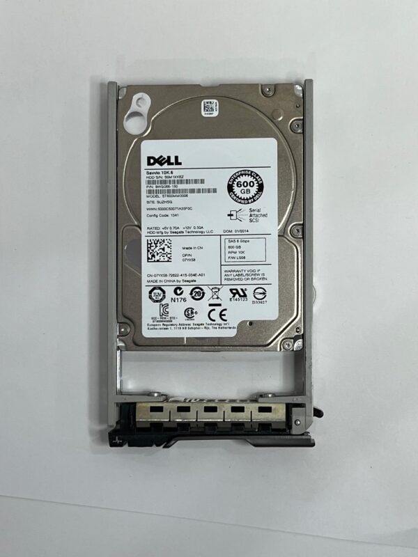 HD DELL 600GB 10K  SAS 2.5 07YX58 7YX58