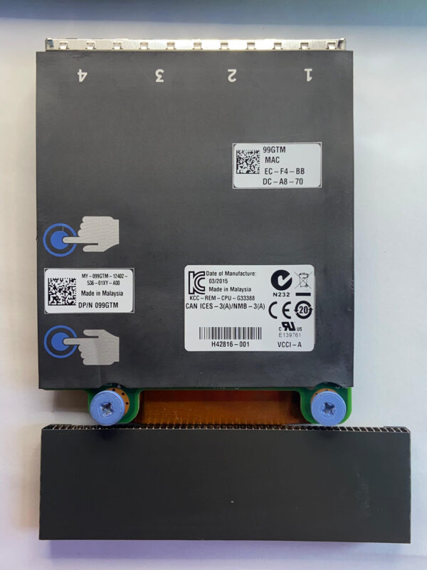 Placa de Rede DELL Integrada X540/I350 2x 10GB SFP+ 2x 1GB SFP+ 4-Port 099GTM - Imagem 2
