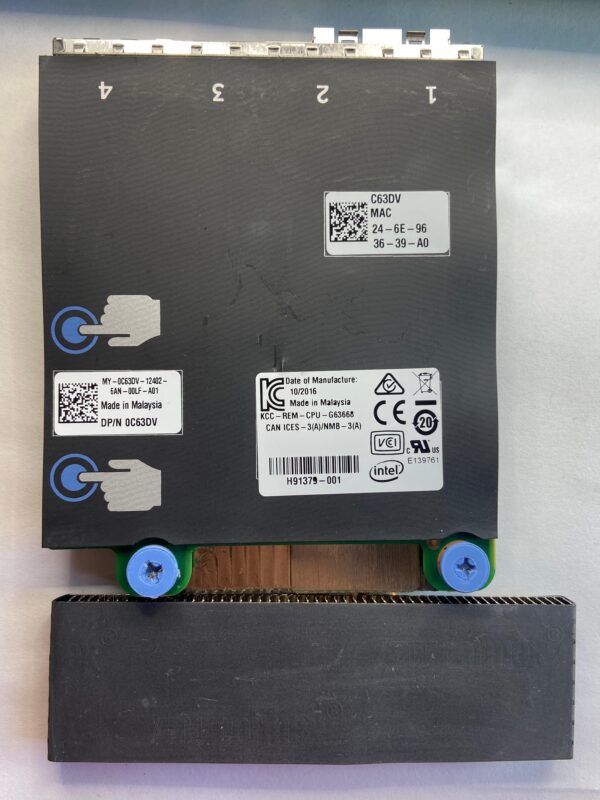 Placa de Rede DELL Integrada X520 2x 10GB SFP+ 2x 1GB RJ45 4-Port 0C63DV - Imagem 2