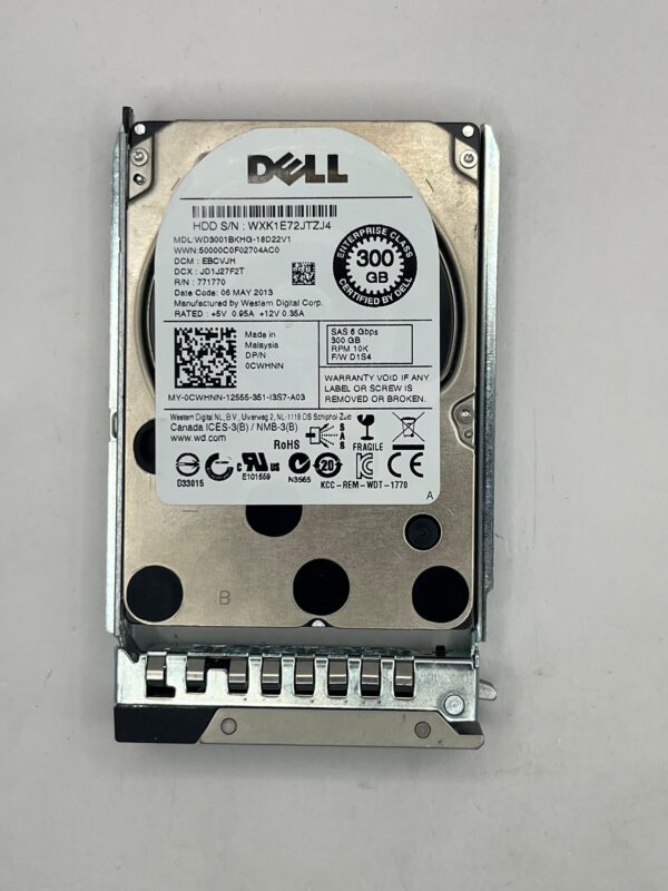 HD DELL 300GB 10K 2,5 SAS 6GB 0CWHNN CWHNN