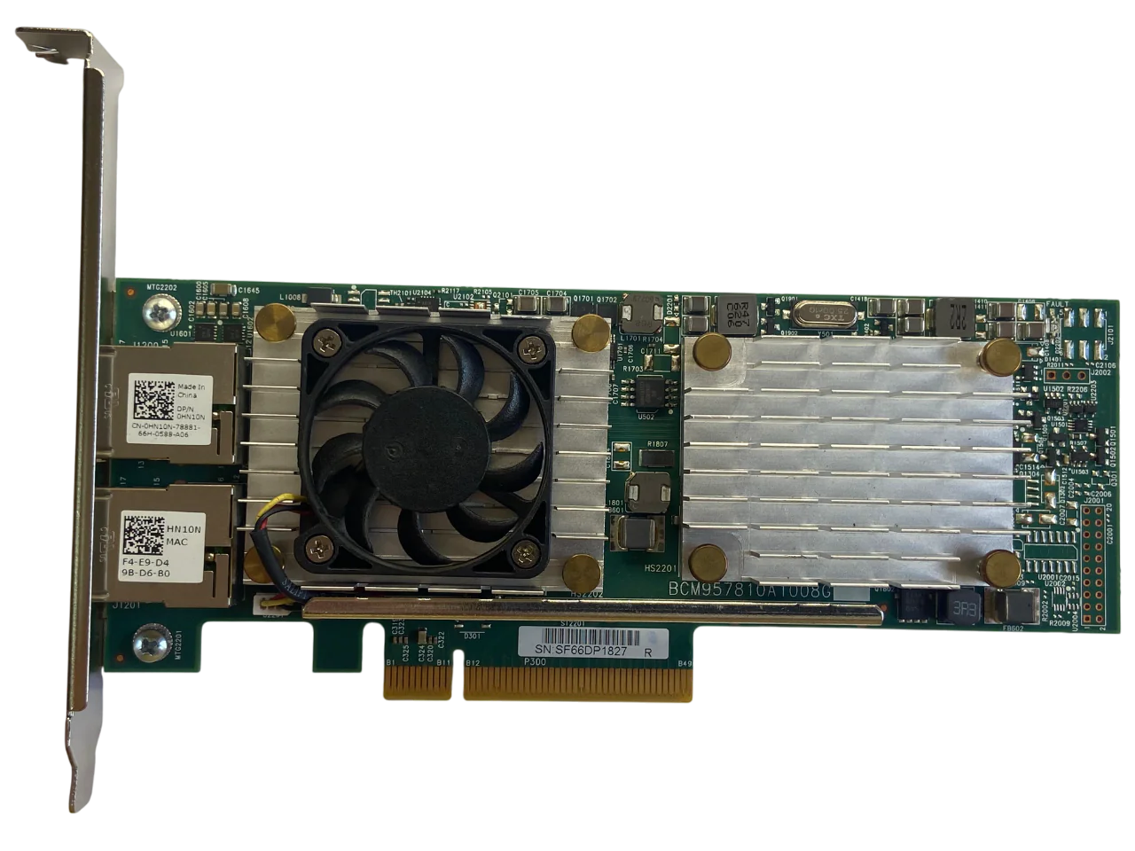 PLACA DE REDE DELL 57810S 2-PORT 10GB SFP+ 0HN10N HN10N - Imagem 2