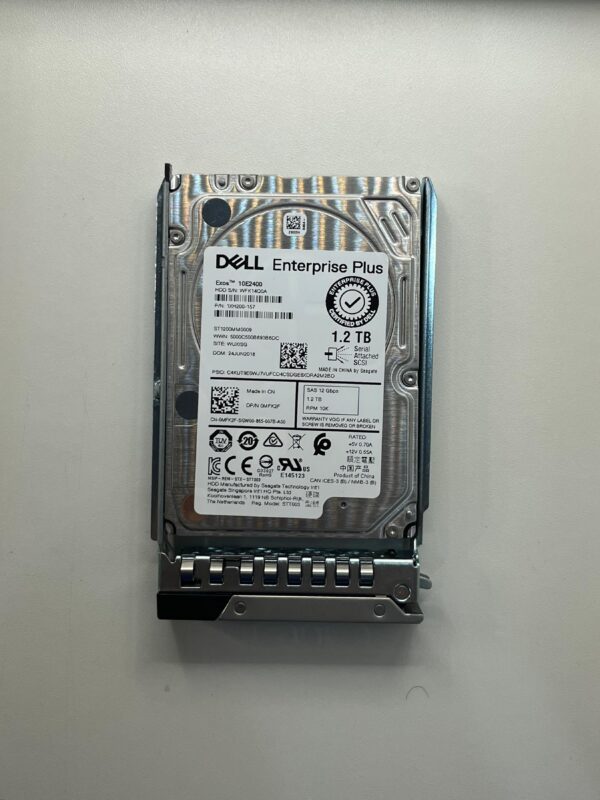 HD DELL 1.2TB 10K 2,5 SAS 12GB 0MFK2F MFK2F COM GAVETA