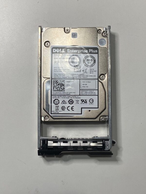 HD DELL 300GB 15K SAS 2.5 12GB MWNCC 0MWNCC COM GAVETA