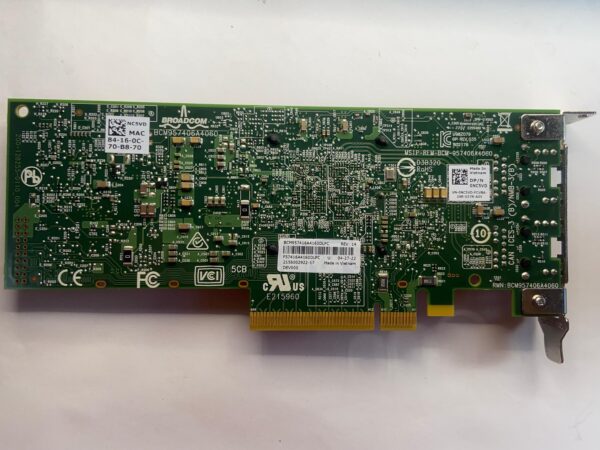 PLACA REDE DELL 57416 10GB RJ45 2-Port 0NC5VD NC5VD - Imagem 2