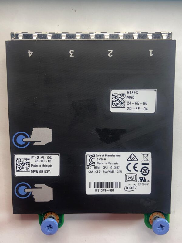 Placa de Rede DELL Integrada I350-T4 1GB RJ45 4-Port 0R1XFC R1XFC - Imagem 2