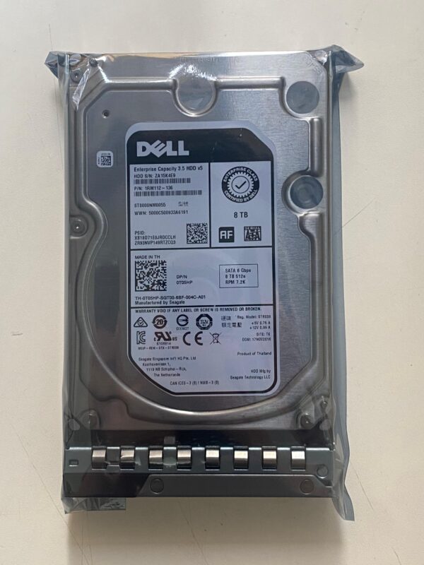 HD 8TB DELL SATA 6GB 7.2K 3.5 COM GAVETA 4WXV5