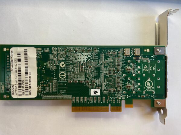 Placa de Rede DELL QLE8152 10GB SFP+ 2-Port 0W773M W773M - Imagem 2
