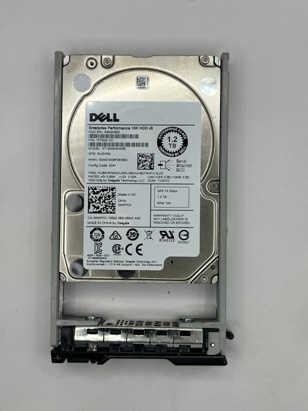 HD DELL 1.2TB 10K 12GB SAS 2,5 0WXPCX WXPCX COM GAVETA