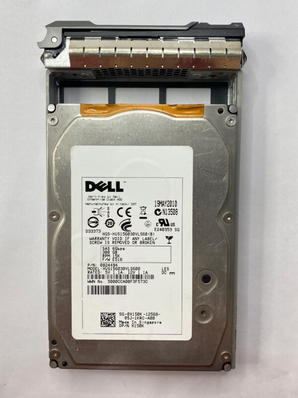 HD DELL 300GB SAS 3,5 15K - 0X150K HUS156030VLS600