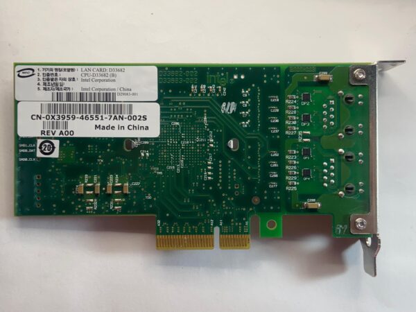 Placa de Rede DELL PRO/1000 PT D33682 1GB RJ45 2-Port 0X3959 X3959 - Imagem 2