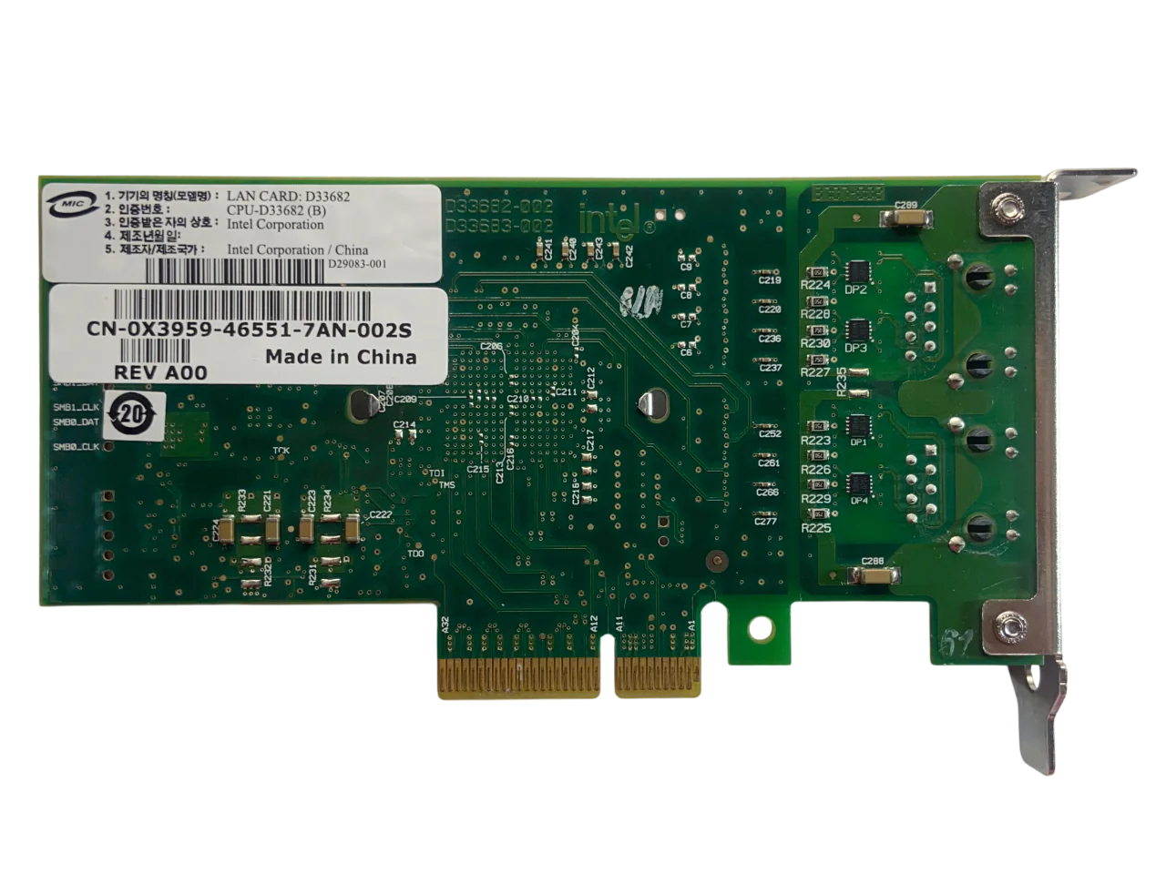 Placa de Rede DELL PRO/1000 PT D33682 1GB RJ45 2-Port 0X3959 X3959 - Imagem 5