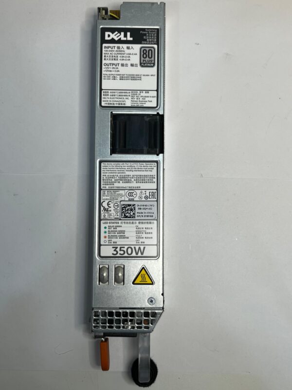 FONTE DELL 350W PLUS PLATINUM POWEREDGE R320 R420 0Y8Y65   CINZA 127/220V