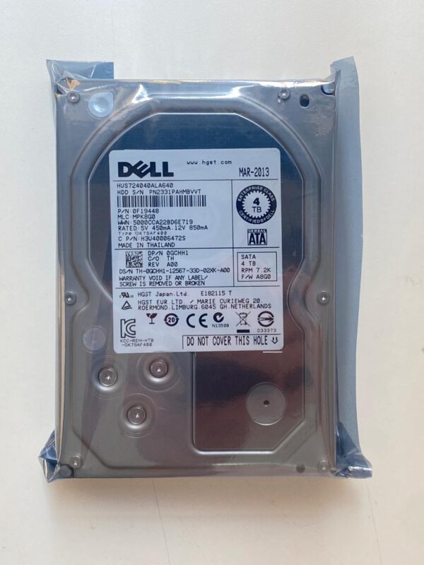 HD DELL 4TB 7.2K 3,5 SATA 0GCHH1 GCHH1
