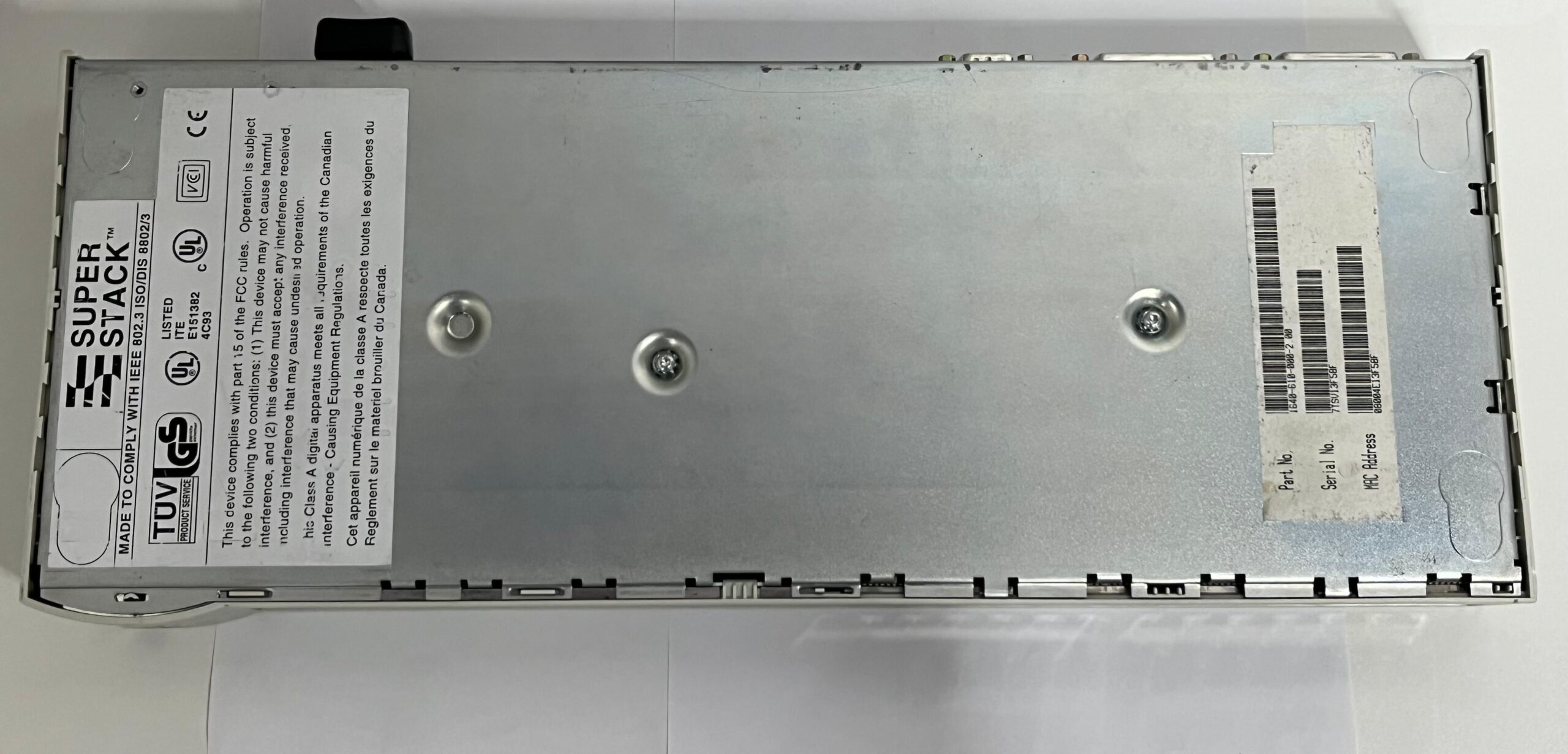 Switch 3Com Super Stack II PS Hub 40 RJ45 24-Port 1640-610-000 - Imagem 2