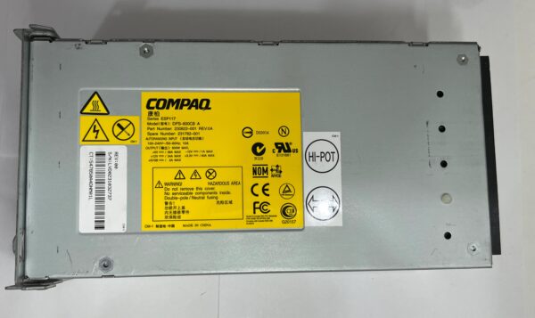 FONTE HP 600W P/ SERVIDOR ML530 G2 230822-001  231782-001