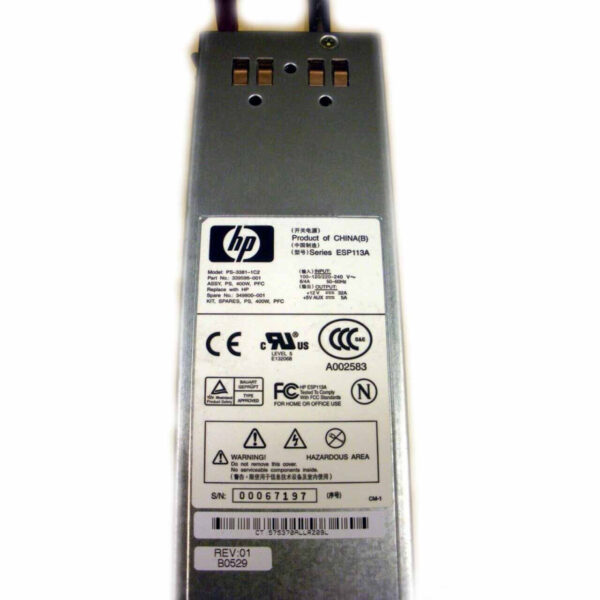 FONTE HP 400W P/ MSA1500 339596-501 406442-001 339596-001