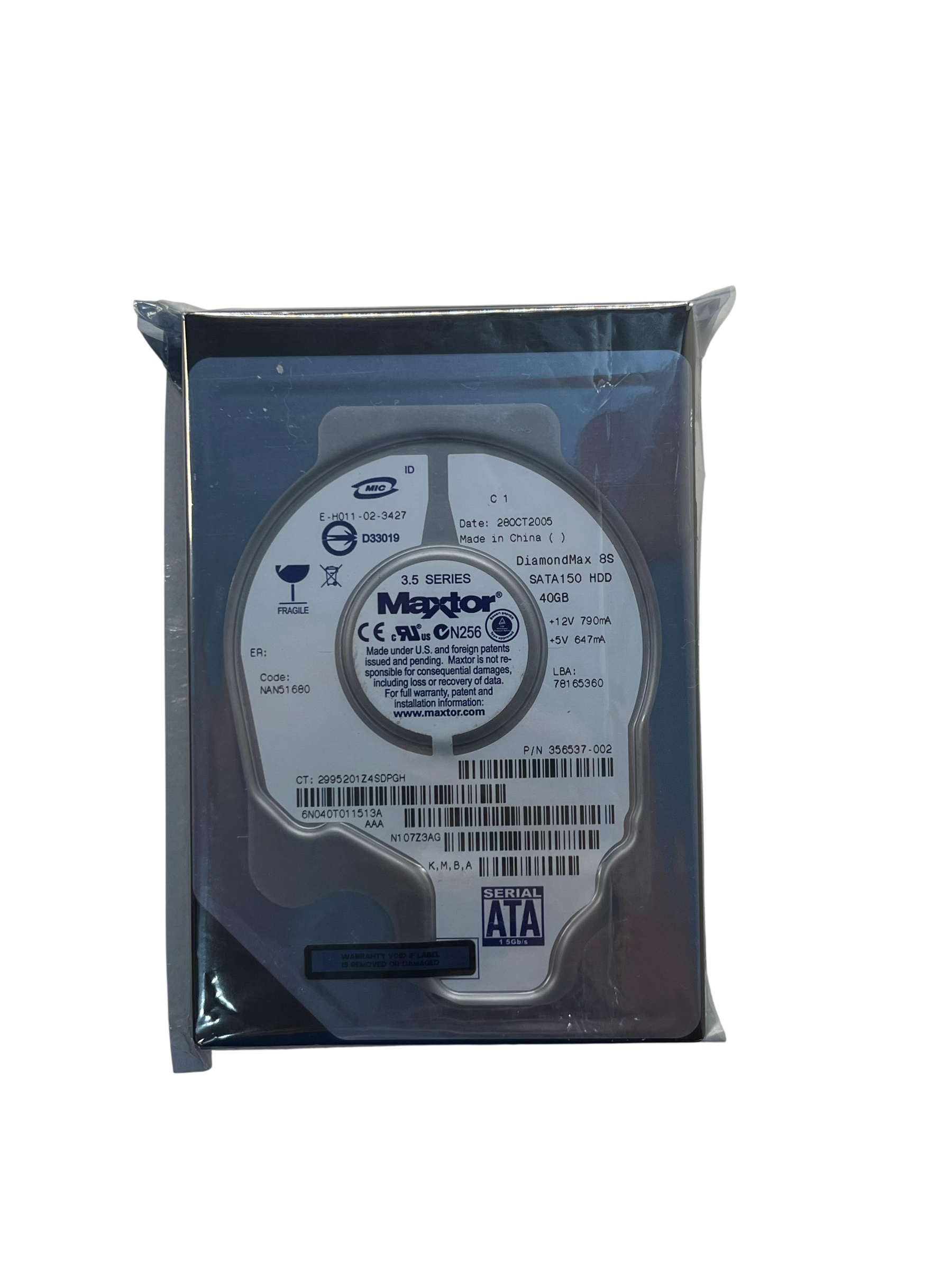 HD HP MAXTOR 40GB 7,2K 3.5 SATA 356537-002 365555-001 - Imagem 2