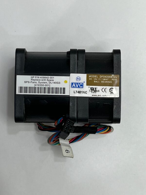 FAN HP DL140 G3 DF04056B12U 12V 409840-001 416350-001