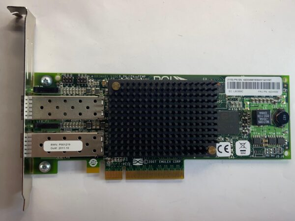 HBA IBM LPE12002 8GB SFP FC 2-Port 42D0500 42D0496 42D0494