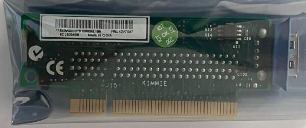 RISER IBM PCI EXPRESS P/ X3550 M2/X3650 M3 43V7067 43W8888