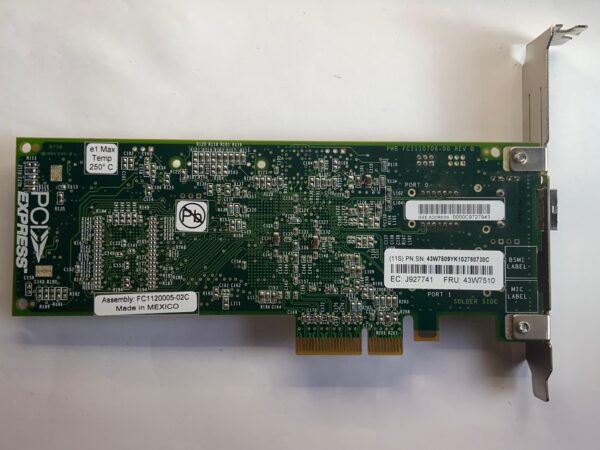 IBM HBA LPE11000 4GB FC 1-Port 43W7510 43W7509 42C2069 - Imagem 2