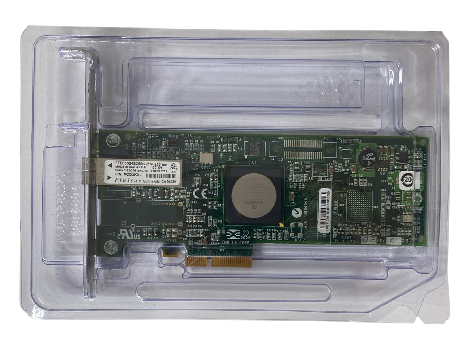 IBM HBA LPE11000 4GB FC 1-Port 43W7510 43W7509 42C2069 - Imagem 6