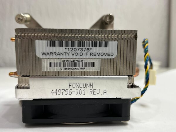 DISSIPADOR HP E FAN GENUINE DC7800 449796-001 AFB0712HHB