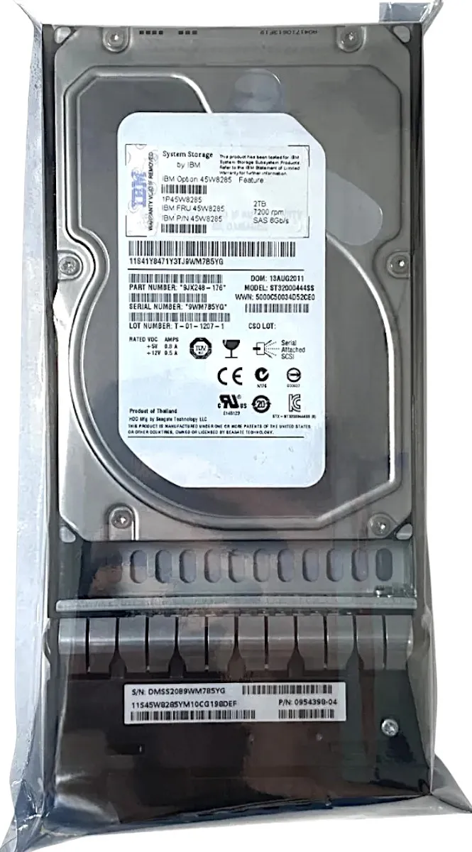HD IBM 2TB 7.2K 3,5 SAS 6GB 45W8285 - Imagem 3