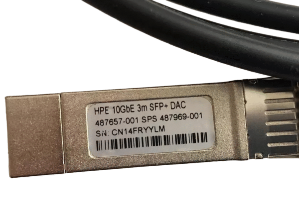 CABO HP C-CLASS SFP+ PARA SFP+ DE 3M 10GBE 487657-001