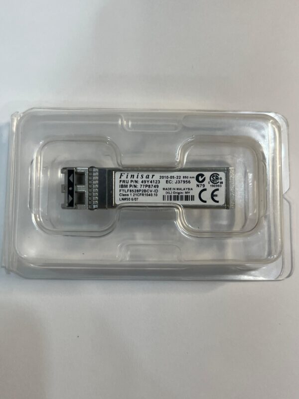 GBIC FINISAR 8GBSFP 850NM 49Y4123 77P8749 FTLF8528P2BCV-ID