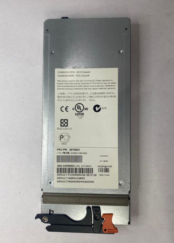 BLADECENTER IBM ADVANCED MANAGEMENT MODULE 49Y6295 60Y0621